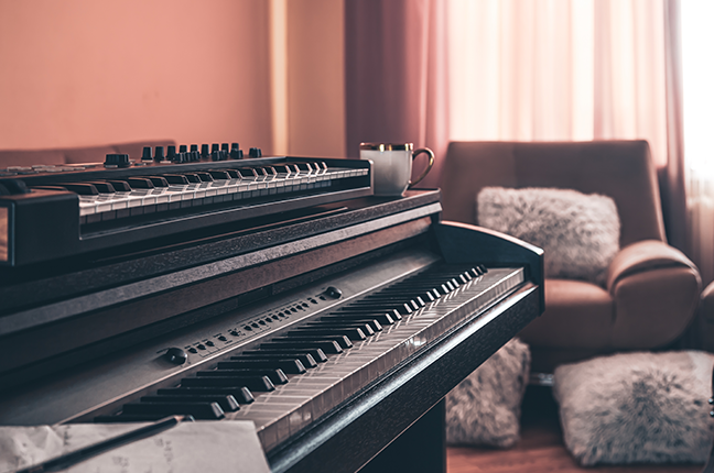 diferenças entre piano digital e teclado